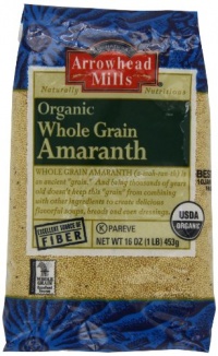 Arrowhead Mills Organic Whole Grain Amaranth, 1 Pound Unit Arrowhead Mills Organic Whole Grain Amaranth, 1 Pound Unit