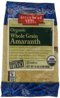 Arrowhead Mills Organic Whole Grain Amaranth, 1 Pound Unit