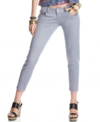 Lighten up in cropped denim from Celebrity Pink Jeans. Featuring a cool color wash and skinny leg style, these jeans are a great way to nab trend-right style this season! Lighten up in cropped denim from Celebrity Pink Jeans. Featuring a cool color wash and skinny leg style, these jeans are a great way to nab trend-right style this season!