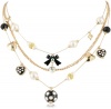 Betsey Johnson Pretty Polka Dots Polka Dot Bead Illusion Necklace