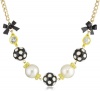 Betsey Johnson Pretty Polka Dots Polka Dot Bead Frontal Necklace