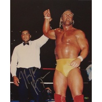 Hulk Hogan Autographed with Muhammad Ali 16x20 Photograph