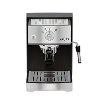 Bring the café home with Krups' Pump Espresso machine. Compatible with pods or ground coffee, it creates delicious, frothy cappuccinos and lattes with ease.