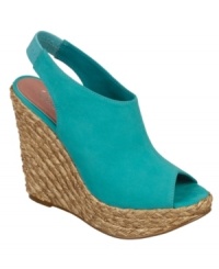 The Carlos by Carlos Santana Bali peep toe wedges will brighten up any outfit. Punch up a basic black dress or use them for colorblocking. The choice is yours. The Carlos by Carlos Santana Bali peep toe wedges will brighten up any outfit. Punch up a basic black dress or use them for colorblocking. The choice is yours.