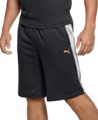 Step up your game. Crafted from performance materials, these Puma shorts will keep you in the zone so you can harder, longer. Step up your game. Crafted from performance materials, these Puma shorts will keep you in the zone so you can harder, longer.