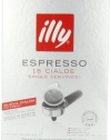 illy Caffe Espresso (Medium Roast, Red Band), 18-Count E.S.E. Pods (Pack of 2)