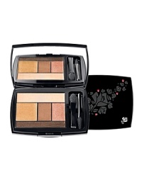 Become the hit of the party with this year's hottest look. Lancôme introduces a luxurious new palette of six enticing Color Design Eye Shadow shades and two chic blushes in a limited-edition compact adorned with this holiday's most opulent fabrics. Glam up your eyes for the holidays and indulge in a limited-edition compact adorned with sparkling Swarovski stone jewels. Become the hit of the party with this year's hottest look. Lancôme introduces a luxurious new palette of six enticing Color Design Eye Shadow shades and two chic blushes in a limited-edition compact adorned with this holiday's most opulent fabrics. Glam up your eyes for the holidays and indulge in a limited-edition compact adorned with sparkling Swarovski stone jewels.
