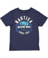 Nautica Port Out T-Shirt (Sizes 8 - 20) - peacoat, 14 - 16