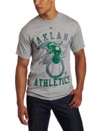 MLB Oakland Athletics Concentration Short Sleeve Basic Tee Men's MLB Oakland Athletics Concentration Short Sleeve Basic Tee Men's
