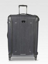Ultra-modern style that defies definition with a hardside case and a surprisingly lightweight, easy-to-maneuver design. Zip closure Telescoping top handle Side handles In-line wheels Exterior zip pockets Interior zip, organizer pockets ABS/polycarbonate 20W X 29H X 12½D Imported Ultra-modern style that defies definition with a hardside case and a surprisingly lightweight, easy-to-maneuver design. Zip closure Telescoping top handle Side handles In-line wheels Exterior zip pockets Interior zip, organizer pockets ABS/polycarbonate 20W X 29H X 12½D Imported