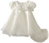 Bonnie Baby-Girls Infant Organza Trapeze Dress