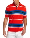 Nautica Men's 6 Feed Pique Short Sleeve Polo Shirt