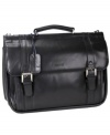 Keep the polish of your professional look with this dowel rod portfolio bag from Kenneth Cole.