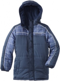 Ixtreme Boys 8-20 Plaid Pieced Colorblock Puffer Jacket, Blue, 14/16 Ixtreme Boys 8-20 Plaid Pieced Colorblock Puffer Jacket, Blue, 14/16