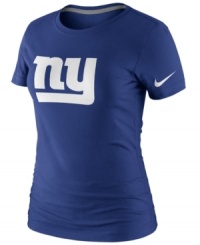 Team player. Show support for your favorite football team in this New York Giants NFL t-shirt from Nike. Team player. Show support for your favorite football team in this New York Giants NFL t-shirt from Nike.