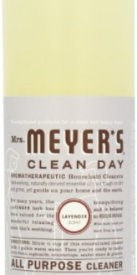 Mrs. Meyer's Clean Day All Purpose Cleaner, Lavender, 32-Ounce Bottles (Case of 6)