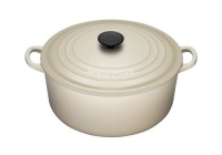 Le Creuset Enameled Cast-Iron 3-1/2-Quart Round French Oven, Dune Le Creuset Enameled Cast-Iron 3-1/2-Quart Round French Oven, Dune