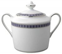Bernardaud Athena Platinum Navy Sugar Bowl Bernardaud Athena Platinum Navy Sugar Bowl