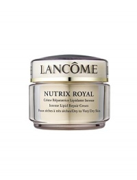 Intense Lipid Repair Cream for dry to very dry skin. The Royal Treatment. Rescue very dry skin. Discover supple softness. Rich, non-greasy cream instantly relieves tightness and softens fine, feathery lines caused by dehydration. REPAIR very dry skin. Patented Royal Lipidéum, a unique technology enriched with royal jelly, supplements the skin's own natural lipids for intense hydration. PROTECT your skin.