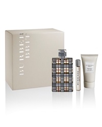 Burberry Brit for Women epitomizes modern day British style. Classic, fresh and feminine, it is a timeless scent with a spirited attitude. Experience Burberry Brit for Women with this Gift Set that includes a 3.3 fl. oz. Eau de Parfum Spray, 1.7 oz. Energizing Body Lotion, and 0.25 fl. oz.. Travel-size Purse Spray in a gift-ready box. Burberry Brit for Women epitomizes modern day British style. Classic, fresh and feminine, it is a timeless scent with a spirited attitude. Experience Burberry Brit for Women with this Gift Set that includes a 3.3 fl. oz. Eau de Parfum Spray, 1.7 oz. Energizing Body Lotion, and 0.25 fl. oz.. Travel-size Purse Spray in a gift-ready box.