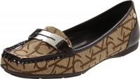 Calvin Klein Women's Ria CK Logo/Patent Slip-On Loafer Calvin Klein Women's Ria CK Logo/Patent Slip-On Loafer