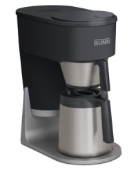 When you need coffee, the last thing you want to do is wait. The Bunn STX coffee maker delivers incredibly flavorful coffee that's brewed in the blink of an eye. Stainless steel internal hot water tank holds water at ready-to-brew temperatures, extracting full flavor from fresh grounds in just 3 to 4 minutes! 3-year warranty. Model ST. When you need coffee, the last thing you want to do is wait. The Bunn STX coffee maker delivers incredibly flavorful coffee that's brewed in the blink of an eye. Stainless steel internal hot water tank holds water at ready-to-brew temperatures, extracting full flavor from fresh grounds in just 3 to 4 minutes! 3-year warranty. Model ST.
