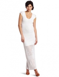 Catherine Malandrino Women's Pointelle V-Neck Dress Catherine Malandrino Women's Pointelle V-Neck Dress