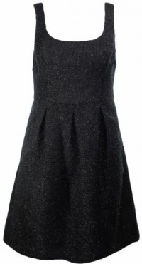 Evan Picone Women's Conversation Star Sparkle Dress Black