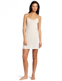 Calvin Klein Women's Ck Lace Chemise, Ivory, Medium