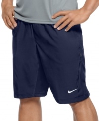 Take your time. These Nike shorts with Dri-Fit technology are made to keep you comfortable no matter how long and how hard you work.