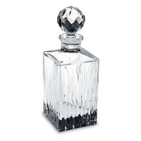 Roundly respected for its history of craftsmanship, Reed & Barton preserves its old-world heritage with sparkling designs that glimpse the future, as with the brilliantly contemporary cutting on this shimmering square decanter. Roundly respected for its history of craftsmanship, Reed & Barton preserves its old-world heritage with sparkling designs that glimpse the future, as with the brilliantly contemporary cutting on this shimmering square decanter.