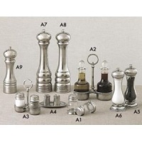Arte Italica Pewter Accessories A1. Tavola Small Salt & Pepper Set Arte Italica Pewter Accessories A1. Tavola Small Salt & Pepper Set