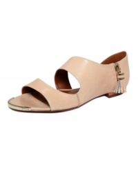 A charming, little, vintage-inspired shoe. The Berthe sandals by Boutique 9, featuring a tasseled zipper, pair perfectly with dress shorts and midi-length skirts. A charming, little, vintage-inspired shoe. The Berthe sandals by Boutique 9, featuring a tasseled zipper, pair perfectly with dress shorts and midi-length skirts.