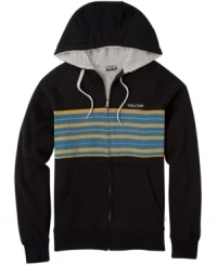 Now you'll never have to take it off: With cold weather ahead, Volcom lines its latest zip up hoodie in cozy sherpa fleece. Now you'll never have to take it off: With cold weather ahead, Volcom lines its latest zip up hoodie in cozy sherpa fleece.