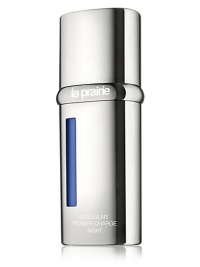 Turn back the clock overnight. La Prairie's scientists have combined the breakthrough brilliance of Cellular Power Infusion with time-released Retinol, the most effective de-aging ingredient, and a revitalizing boost of oxygen to balance and resurface your skin each night. Why night? Cellular Power Charge Night takes advantage of your skin's natural resting state to perform necessary recovery functions.