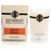 Archipelago Botanicals Signature 5.25 oz Boxed Candle - White Peach Archipelago Botanicals Signature 5.25 oz Boxed Candle - White Peach