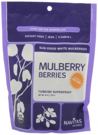 Navitas Naturals Mulberries, 8-Ounce Pouches Navitas Naturals Mulberries, 8-Ounce Pouches