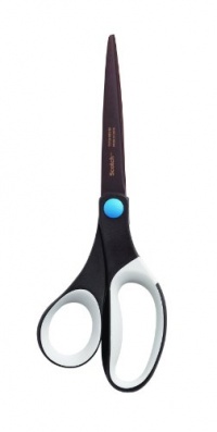 Scotch Precision Ultra Edge Non-Stick Scissor, 8-Inch, Brown with Assorted Accent Colors (Dot Color Will Vary) (1468TUNS-MIX) Scotch Precision Ultra Edge Non-Stick Scissor, 8-Inch, Brown with Assorted Accent Colors (Dot Color Will Vary) (1468TUNS-MIX)