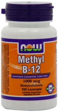NOW Foods Methyl B-12 1000mcg, 100 Lozenges NOW Foods Methyl B-12 1000mcg, 100 Lozenges