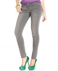 Grey is the new black! Mix up your skinnies with this fab pair from Celebrity Pink Jeans. Grey is the new black! Mix up your skinnies with this fab pair from Celebrity Pink Jeans.