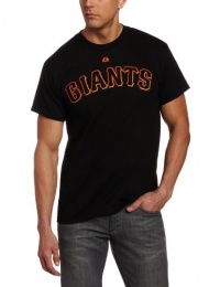 MLB San Francisco Giants Brian Wilson Official Name & Number T-shirt by Majestic MLB San Francisco Giants Brian Wilson Official Name & Number T-shirt by Majestic