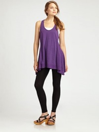 A flowing linen top featuring a classic u-neck and feminine dipped hem.U-neckSleevelessRacerbackDipped hemPull-on styleAbout 30 from shoulder to hemLinenDry cleanImported Model shown is 5'10 (177cm) wearing US size Small. A flowing linen top featuring a classic u-neck and feminine dipped hem.U-neckSleevelessRacerbackDipped hemPull-on styleAbout 30 from shoulder to hemLinenDry cleanImported Model shown is 5'10 (177cm) wearing US size Small.