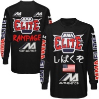 MMA Elite Quinton ''Rampage'' Jackson UFC 144 Walkout Long Sleeve T-Shirt - Black (Large) MMA Elite Quinton ''Rampage'' Jackson UFC 144 Walkout Long Sleeve T-Shirt - Black (Large)