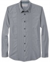 Detailing down the middle of this shirt from DKNY add the perfect accent to make it an ideal going-out style.