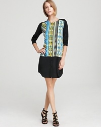 Thakoon Addition Shirt Dress - Ikat Layered Thakoon Addition Shirt Dress - Ikat Layered