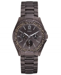 The Bronze Age is back with this dusky watch from GUESS. With multifunctional dials that keep you on schedule. The Bronze Age is back with this dusky watch from GUESS. With multifunctional dials that keep you on schedule.