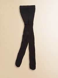 A dazzling floral lace design adds pretty style to these cozy tights.Elastic waistSmooth from waist to hips96% nylon/4% spandexMachine washMade in USA A dazzling floral lace design adds pretty style to these cozy tights.Elastic waistSmooth from waist to hips96% nylon/4% spandexMachine washMade in USA