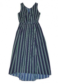 Tommy Hilfiger Women Striped Belted Maxi Dress Tommy Hilfiger Women Striped Belted Maxi Dress
