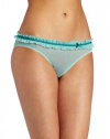 b.tempt'd by Wacoal Women's Sweet Seduction Bikini, Aqua Sky/Teal Blue, Medium