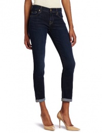 7 For All Mankind Women's Skinny Crop And Roll Jean 7 For All Mankind Women's Skinny Crop And Roll Jean